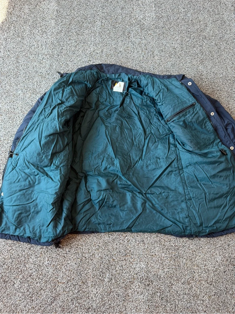 Vintage REI Men's Small Navy Blue Multi Pocket Outdoor Field Hiking Jacket